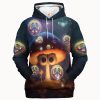 HIPPIE TQTHI34 Premium Microfleece Hoodie HIPPIE TQTHI34 Premium Microfleece Hoodie