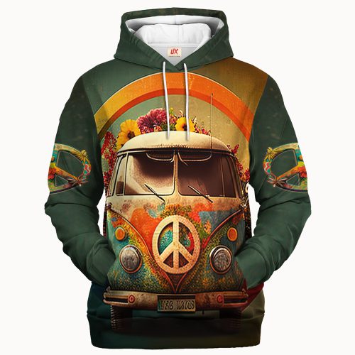 HIPPIE TQTHI34 Premium Microfleece Hoodie HIPPIE TQTHI34 Premium Microfleece Hoodie