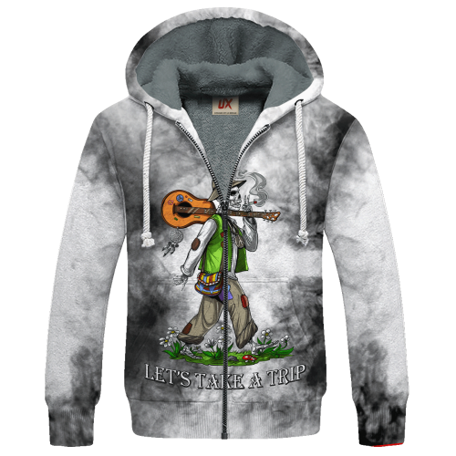 HIPPIE MTHI02 Premium Heavy Fleece Zip Hoodie