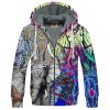 HIPPIE HBLTHI32 Premium Heavy Fleece Zip Hoodie
