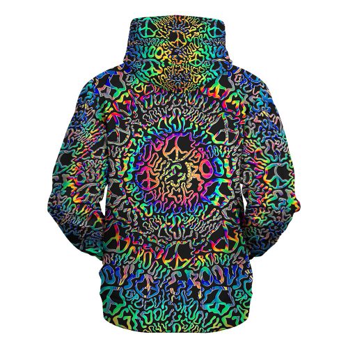 HIPPIE TTHI141 Premium Microfleece Zip Hoodie