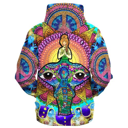 HIPPIE HBLTHI57 Premium Heavy Fleece Zip Hoodie