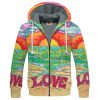 HIPPIE HBLTHI67 Premium Heavy Fleece Zip Hoodie