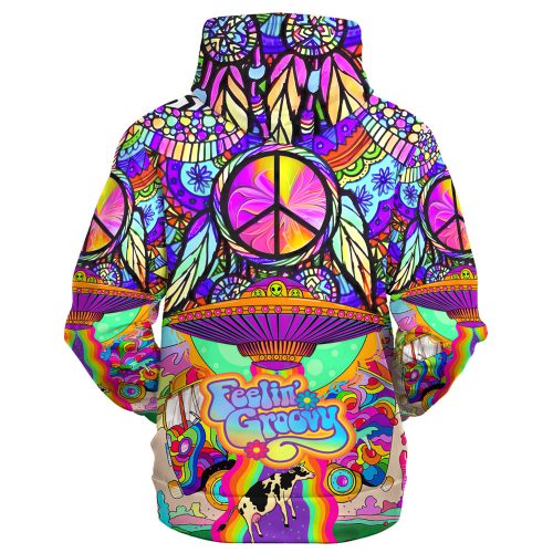 HIPPIE HBLTHI67 Premium Heavy Fleece Zip Hoodie