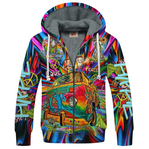 HIPPIE HBLTHI71 Premium Heavy Fleece Zip Hoodie HIPPIE HBLTHI71 Premium Heavy Fleece Zip Hoodie