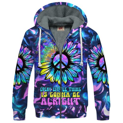 HIPPIE HBLTHI73 Premium Heavy Fleece Zip Hoodie HIPPIE HBLTHI73 Premium Heavy Fleece Zip Hoodie