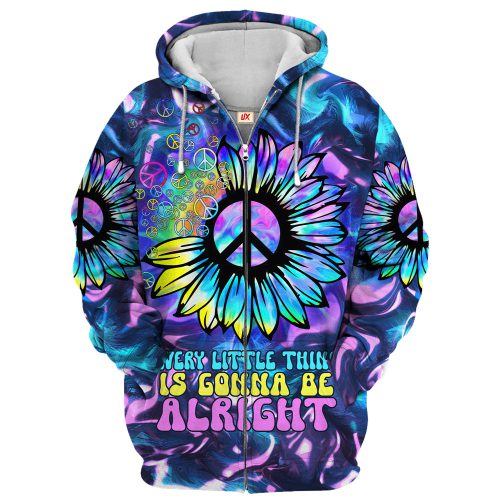 HIPPIE HBLTHI73 Premium Microfleece Zip Hoodie HIPPIE HBLTHI73 Premium Microfleece Zip Hoodie