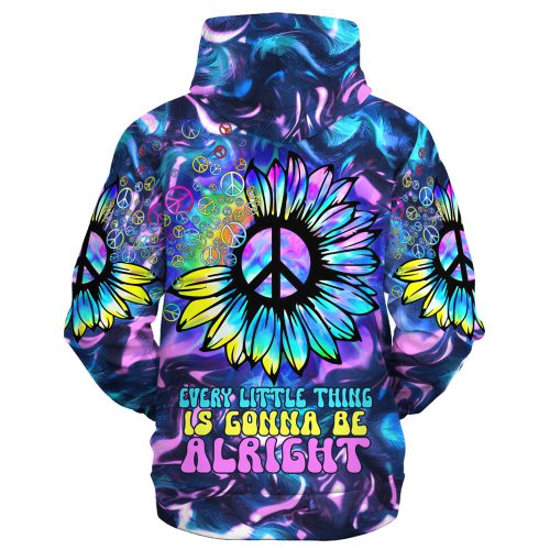 HIPPIE HBLTHI73 Premium Microfleece Zip Hoodie