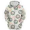 HIPPIE HBLTHI84 Premium Microfleece Zip Hoodie