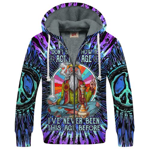 HIPPIE HBLTHI84 Premium Heavy Fleece Zip Hoodie HIPPIE HBLTHI84 Premium Heavy Fleece Zip Hoodie