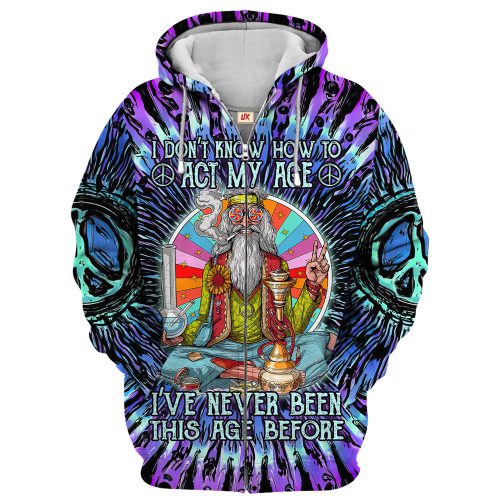 HIPPIE HBLTHI84 Premium Microfleece Zip Hoodie HIPPIE HBLTHI84 Premium Microfleece Zip Hoodie
