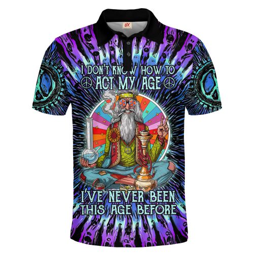 HIPPIE HBLTHI84 Premium Polo Shirt HIPPIE HBLTHI84 Premium Polo Shirt