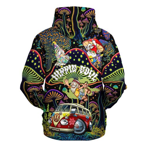 HIPPIE TTHI195 Premium Microfleece Zip Hoodie