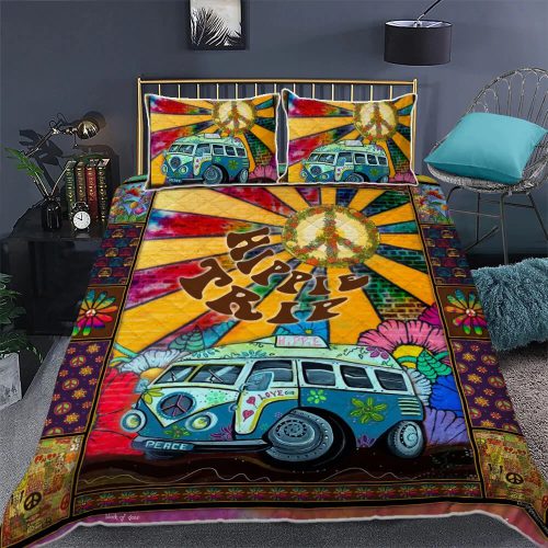 Hippie LSNHI07BD Premium Quilt Bedding Set Hippie LSNHI07BD Premium Quilt Bedding Set
