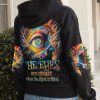 HIPPIE FLY ME TO THE MOON Premium Microfleece Hoodie