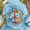 HIPPIE FIND ME WHERE THE MUSIC MEETS THE OCEAN GUITAR Premium Microfleece Hoodie HIPPIE FIND ME WHERE THE MUSIC MEETS THE OCEAN GUITAR Premium Microfleece Hoodie