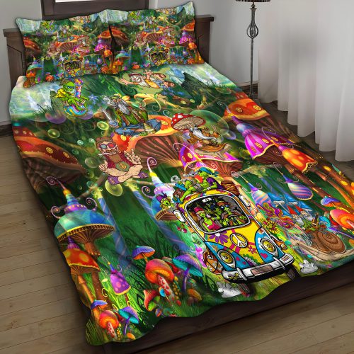 Hippie Premium Quilt Bedding Set VTHIBD123 Hippie Premium Quilt Bedding Set VTHIBD123