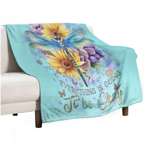 Just Breathe, Hippie Blanket, Family Throw Blanket, Blankets For Gift, Christmas Blanket